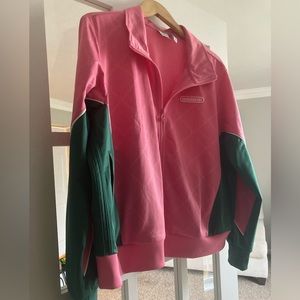 adidas track retro jacket 2X pink green